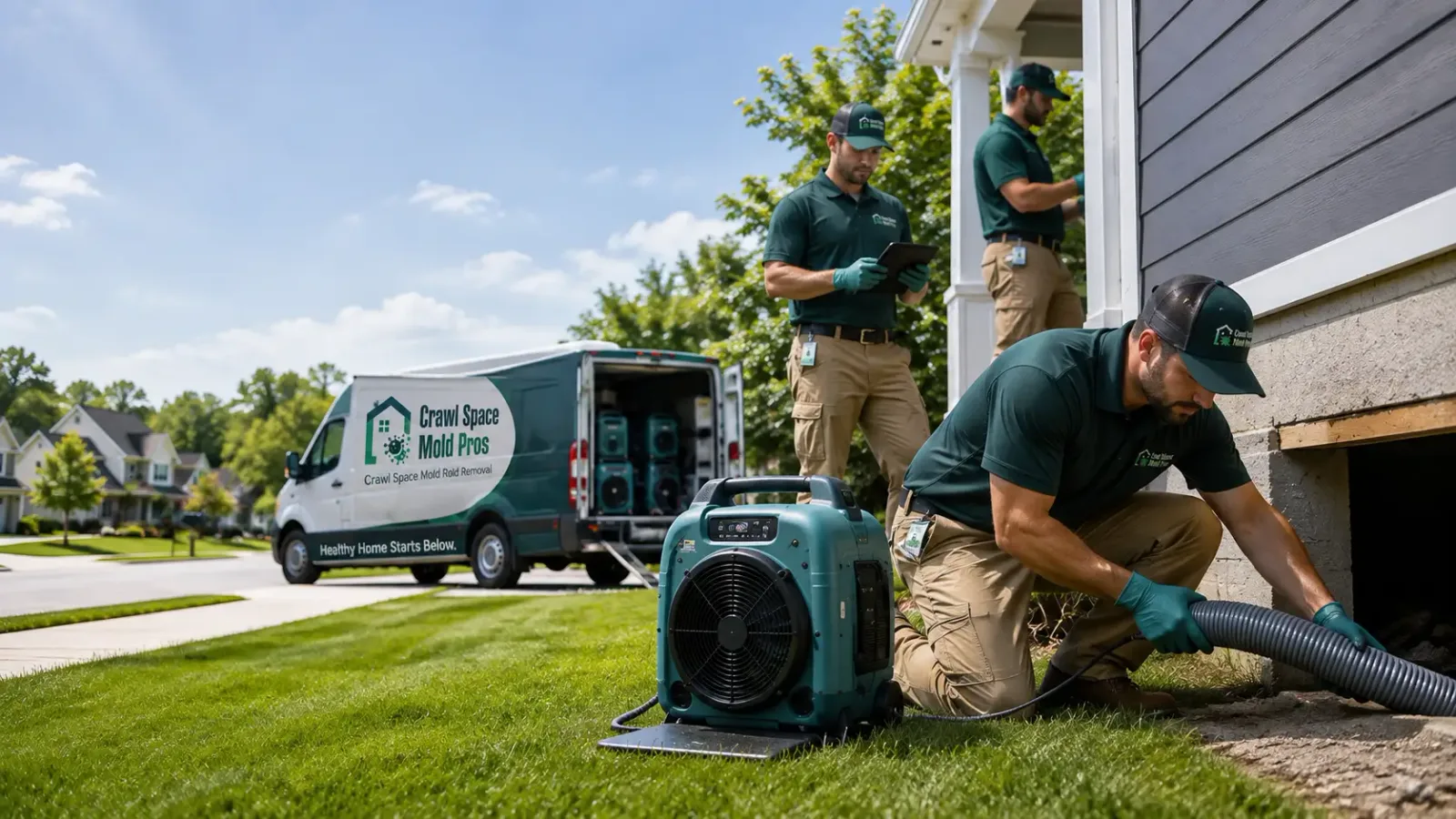Crawl Space Mold Removal in Niota, IL